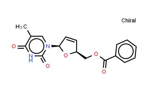 5'-苯甲酰基-2',3'-二脱氢-3'-脱氧胸腺嘧啶