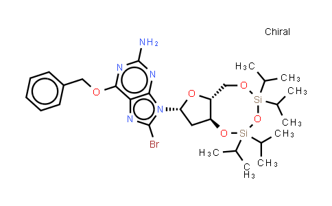 O6-Benzyl-8-bromo-3',5'-O(1,1,3,3-tetrakis(isopropyl)-1,3-disiloxanediyl)2'-deoxyguanine