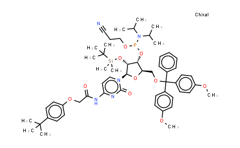 2'-O-tert-Butyldimethylsilyl-N4-(tert-butylphenoxyacetyl)-5'-O-DMT-cytidine 3'-CE phosphoramidite
