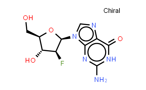9-(2'-Deoxy-2'-fluoro-b-D-arabinofuranosyl)guanine