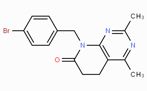 8-[(4-溴苯基)甲基]-5,8-二氫-2,4-二甲基吡啶并[2,3-d]嘧啶-7(6h)-酮