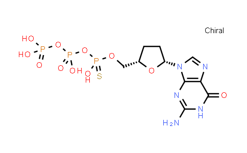 2',3'-Dideoxyguanosine-5'-O-(1-thiotriphosphate)
