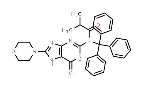 N2-Isobutyryl-N-trityl-morpholino guanine