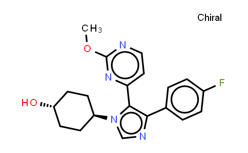 反式-1-(4-羟基环己基)-4-(4-氟苯基)-5-(2-甲氧基嘧啶-4-基)咪唑