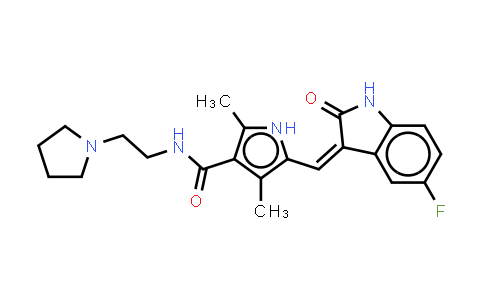 Z)-5-(5-氟-2-氧代-2,3-二氢-1H-吲哚-3-亚基甲基)-2,4-二甲基-N-[2-(1-吡咯烷基)乙基]-1H-吡咯-3-甲酰胺