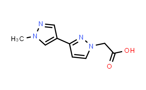 (1'-Methyl-1H,1'H-3,4'-bipyrazol-1-yl)acetic acid