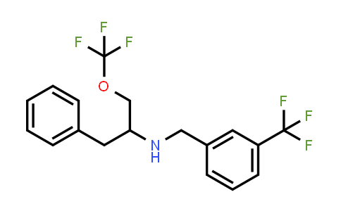 (1-Benzyl-2-trifluoromethoxy-ethyl)-(3-trifluoromethyl-benzyl)-amine
