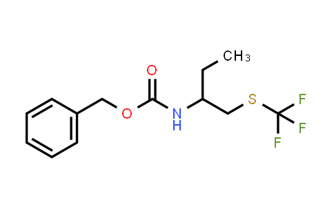 (1-Trifluoromethylsulfanylmethyl-propyl)-carbamic acid benzyl ester