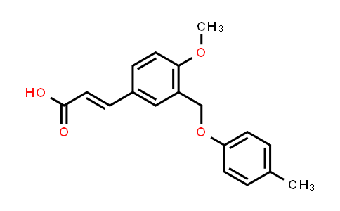 (2E)-3-{4-Methoxy-3-[(4-methylphenoxy)methyl]phenyl}acrylic acid