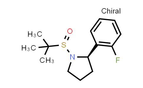 (2R)-1-[(R)-tert-butylsulfinyl]-2-(2-fluorophenyl)pyrrolidine
