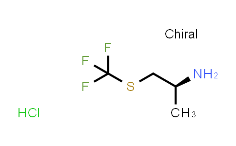 (2S)-1-(Trifluoromethylsulfanyl)propan-2-amine hydrochloride