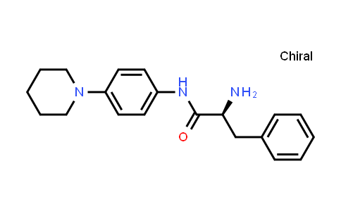 (2S)-2-amino-3-phenyl-N-[4-(1-piperidyl)phenyl]propanamide