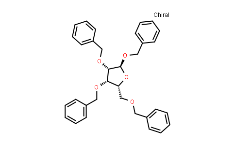 (2S,3S,4S,5R)-2,3,4-tribenzyloxy-5-(benzyloxymethyl)tetrahydrofuran