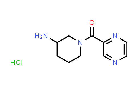 (3-amino-1-piperidyl)-pyrazin-2-yl-methanone hydrochloride