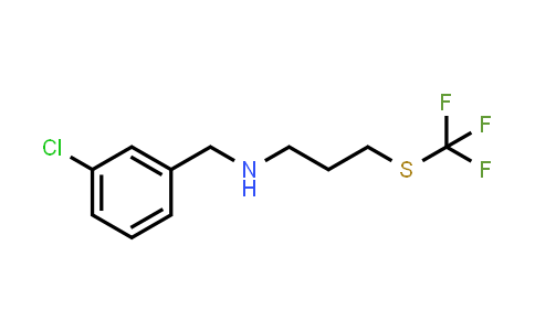 (3-Chloro-benzyl)-(3-trifluoromethylsulfanylpropyl)-amine