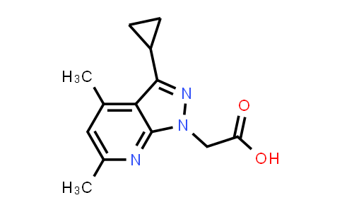 (3-Cyclopropyl-4,6-dimethyl-1H-pyrazolo[3,4-b]pyridin-1-yl)acetic acid