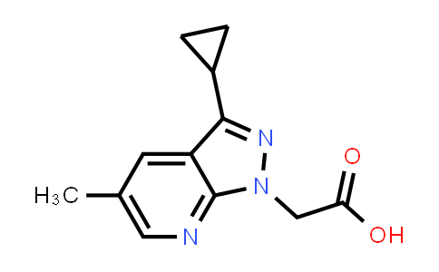(3-Cyclopropyl-5-methyl-1H-pyrazolo[3,4-b]pyridin-1-yl)acetic acid