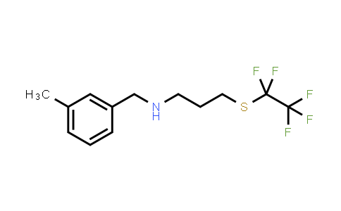 (3-Methyl-benzyl)-(3-pentafluoroethylsulfanylpropyl)-amine