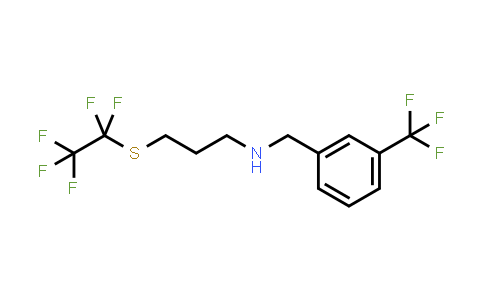 (3-Pentafluoroethylsulfanyl-propyl)-(3-trifluoromethyl-benzyl)-amine