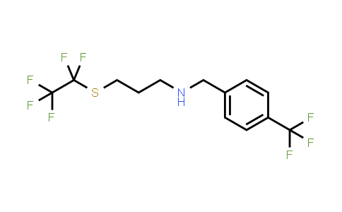 (3-Pentafluoroethylsulfanyl-propyl)-(4-trifluoromethyl-benzyl)-amine