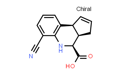 (3aR,4S,9bS)-6-Cyano-3a,4,5,9b-tetrahydro-3H-cyclopenta[c]quinoline-4-carboxylic acid