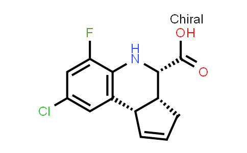 (3aR,4S,9bS)-8-Chloro-6-fluoro-3a,4,5,9b-tetrahydro-3H-cyclopenta[c]quinoline-4-carboxylic acid