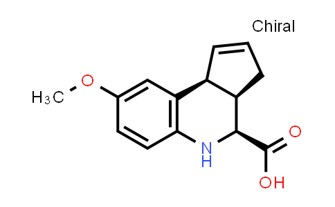 (3aR,4S,9bS)-8-Methoxy-3a,4,5,9b-tetrahydro-3H-cyclopenta[c]quinoline-4-carboxylic acid