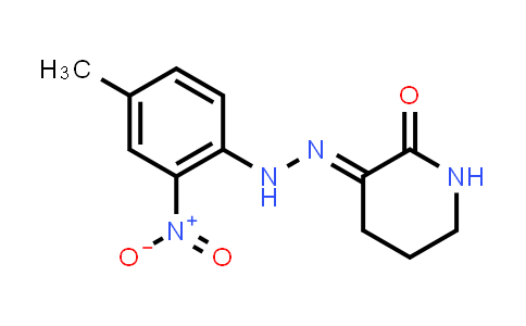 (3E)-3-[(4-Methyl-2-nitro-phenyl)hydrazono]piperidin-2-one