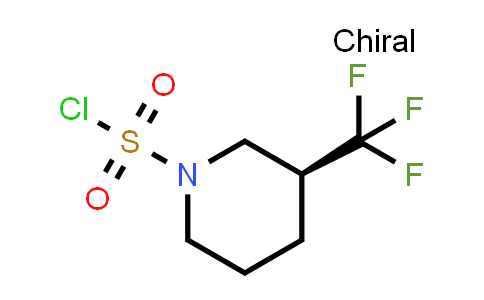 (3S)-3-(Trifluoromethyl)piperidine-1-sulfonyl chloride
