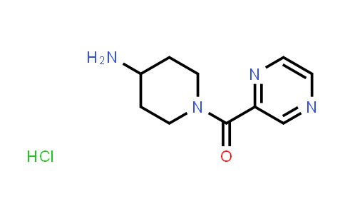(4-amino-1-piperidyl)-pyrazin-2-yl-methanone hydrochloride