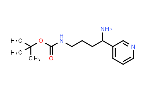 (4-Amino-4-pyridin-3-yl-butyl)-carbamic acid tert-butyl ester