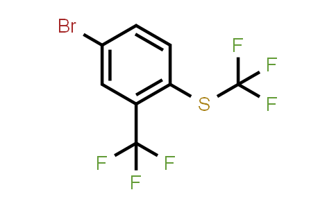 (4-Bromo-2-(trifluoromethyl)phenyl)(trifluoromethyl)sulfane