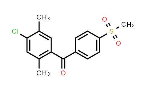 (4-Chloro-2,5-dimethyl-phenyl)-(4-methylsulfonylphenyl)methanone