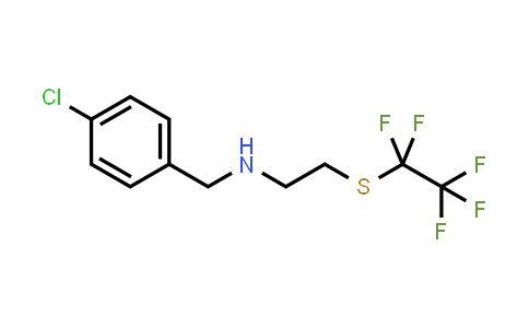 (4-Chloro-benzyl)-(2-pentafluoroethylsulfanylethyl)-amine
