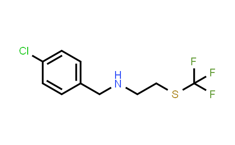 (4-Chloro-benzyl)-(2-trifluoromethylsulfanylethyl)-amine