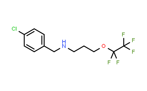 (4-Chloro-benzyl)-(3-pentafluoroethyloxy-propyl)-amine