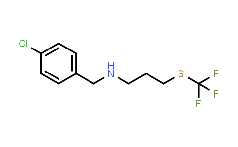 (4-Chloro-benzyl)-(3-trifluoromethylsulfanyl-propyl)-amine