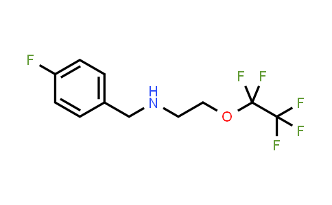 (4-Fluoro-benzyl)-(2-pentafluoroethyloxy- ethyl)-amine