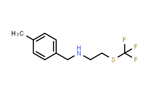 (4-Methyl-benzyl)-(2-trifluoromethylsulfanylethyl)-amine