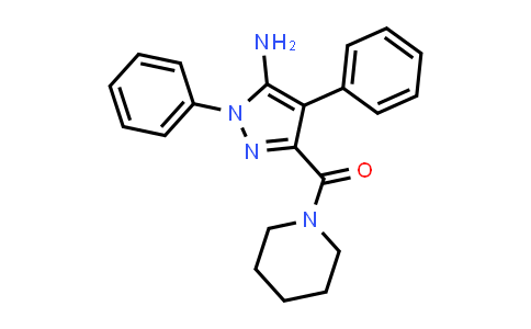 (5-Amino-1,4-diphenyl-pyrazol-3-yl)-(1-piperidyl)methanone