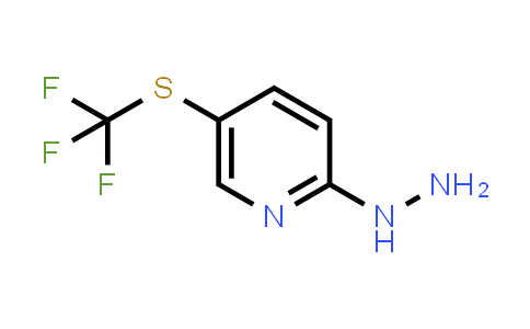 (5-Trifluoromethylsulfanyl-pyridin-2-yl)-hydrazine
