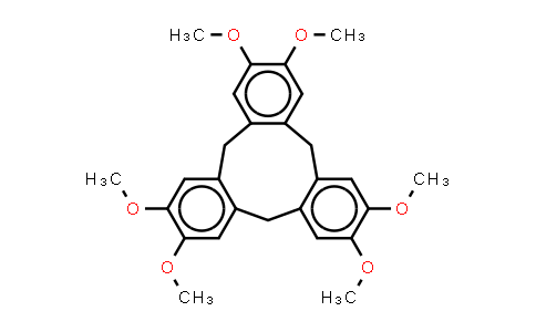 (5H)-10,15-DIHYDRO-2,3,7,8,12,13-HEXAMETHOXY-TRIBENZO A,D,G CYCLONONENE