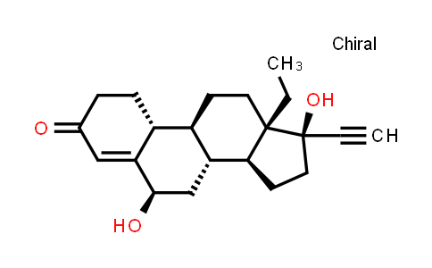 (6R,8R,9S,10R,13S,14S,17R)-13-Ethyl-17-ethynyl-6,17-dihydroxy-1,2,6,7,8,9,10,11,12,14,15,16-dodecahydrocyclopenta[a]phenanthren-3-one