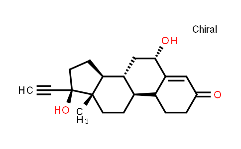 (6S,8R,9S,13S,14S,17R)-17-ethynyl-6,17-dihydroxy-13-methyl-1,2,6,7,8,9,10,11,12,14,15,16-dodecahydrocyclopenta[a]phenanthren-3-one