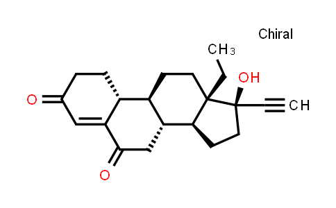 (8R,9S,10R,13S,14S,17R)-13-ethyl-17-ethynyl-17-hydroxy-2,7,8,9,10,11,12,14,15,16-decahydro-1H-cyclopenta[a]phenanthrene-3,6-dione