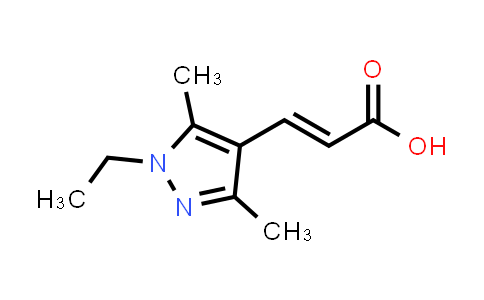 (E)-3-(1-Ethyl-3,5-dimethyl-pyrazol-4-yl)prop-2-enoic acid
