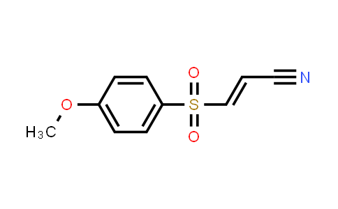 (E)-3-(4-methoxyphenyl)sulfonylprop-2-enenitrile