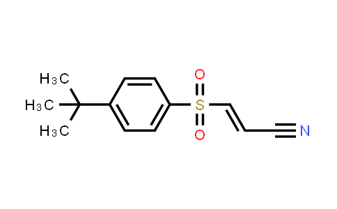(E)-3-(4-tert-butylphenyl)sulfonylprop-2-enenitrile