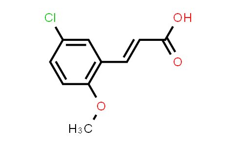(E)-3-(5-Chloro-2-methoxy-phenyl)prop-2-enoic acid