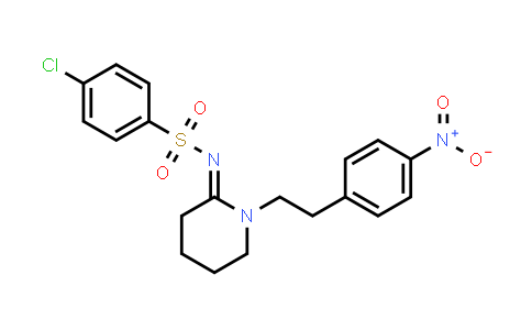 (NE)-4-Chloro-N-[1-[2-(4-nitrophenyl)ethyl]-2-piperidylidene]benzenesulfonamide